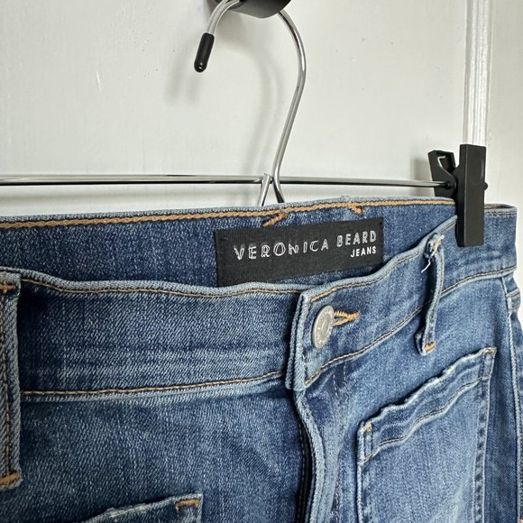Veronica Beard Florence High-Rise Skinny Flare Jeans Size 29 - Picture 4 of 8